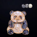 mother of pearl,nacre shell brooch＆Cute Panda brooch
