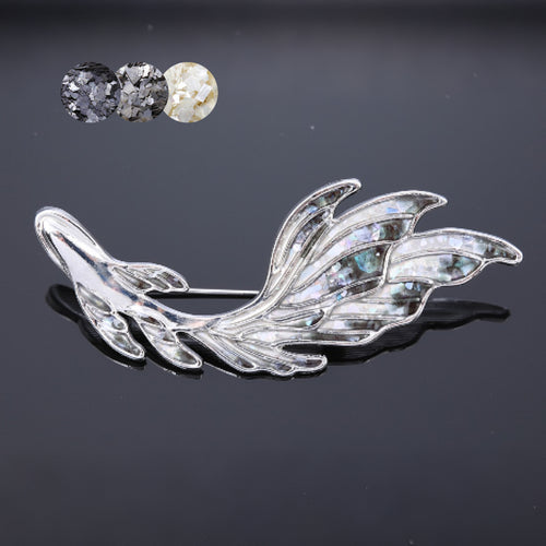 mother of pearl,nacre shell brooch＆ Koi Fish shaped Brooch  